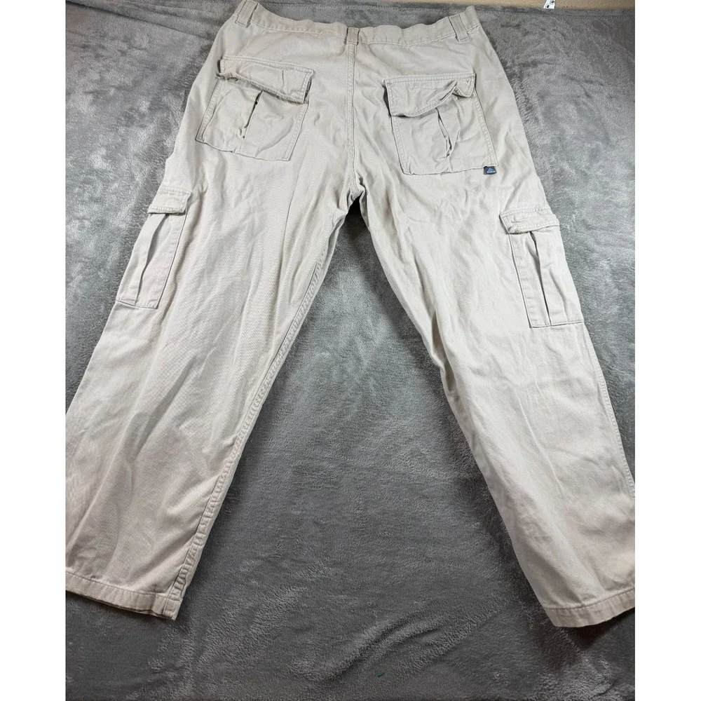 Vtg Levi's Silvertab Cargo Pants Beige Tan Baggy Y2K‎ W40 L30